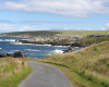 Portsoy from the road down to the old swimming pool and the path along the West Braes