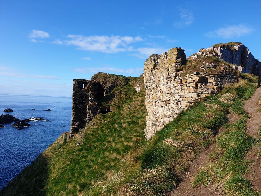 Christopher Nolan's odyssey-northeast of Scotland Findlater Castle